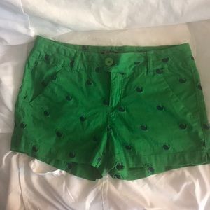 Navy/Green Whale Shorts
